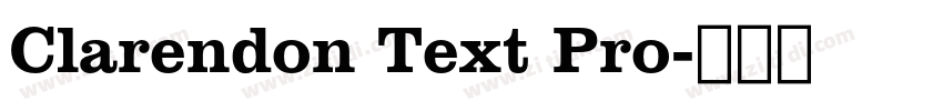 Clarendon Text Pro字体转换